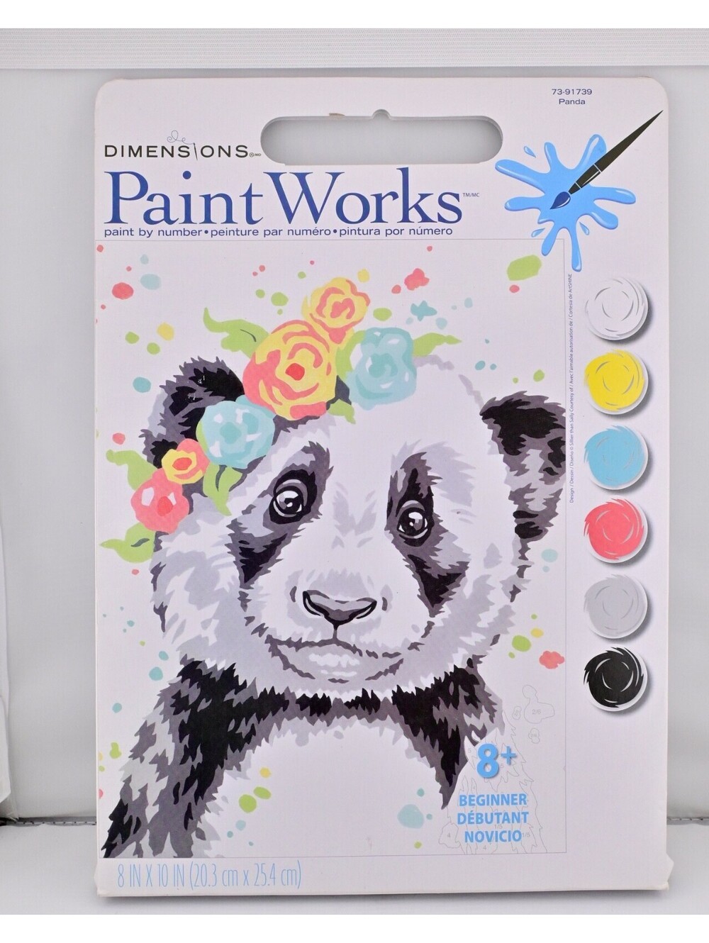 Paint Works Paint By Number Kit 8"X10" Panda 088677917395. New In Packaging